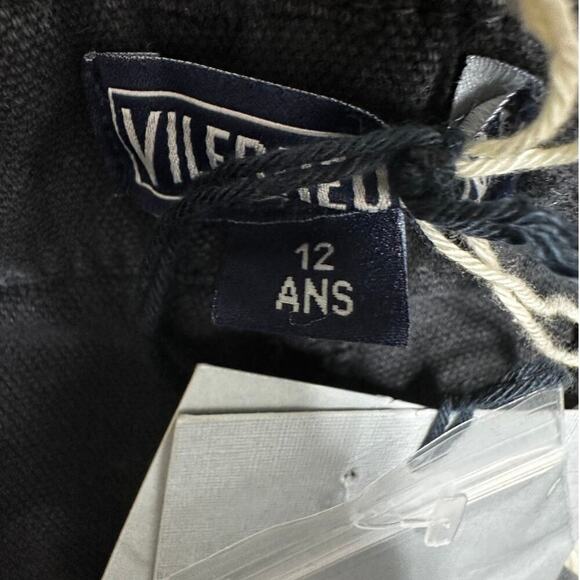 NWT Vilebrequin Kid's Sz 12‎ Washed Black Cargo Tapered Pant - Picture 7 of 13